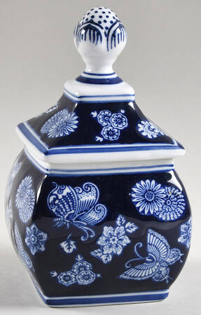 Asian Garden Small Storage Jar & Lid