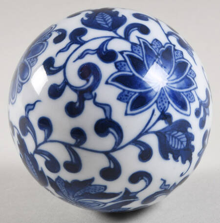 Asian Garden Ball Figurine