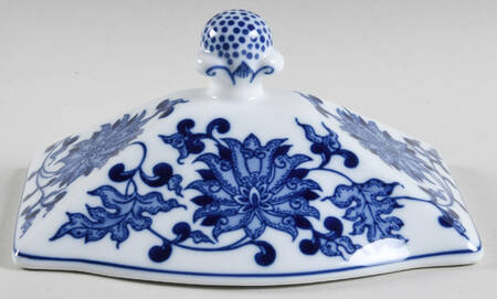 Asian Garden Lid for Candy Dish Lid