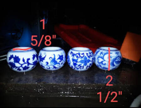 Asian Garden 2" Votive Candleholder
