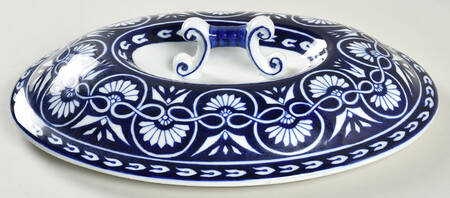 Asian Garden Lid for Oval Tureen