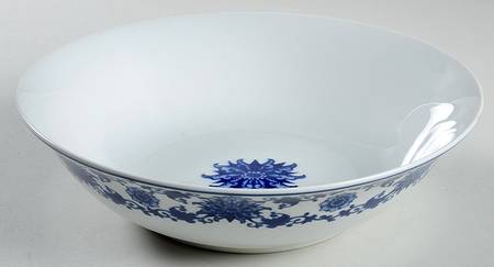 Asian Garden Large Round Serving Bowl