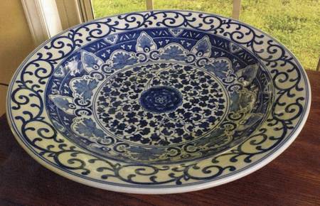 Asian Garden Deep Round Platter