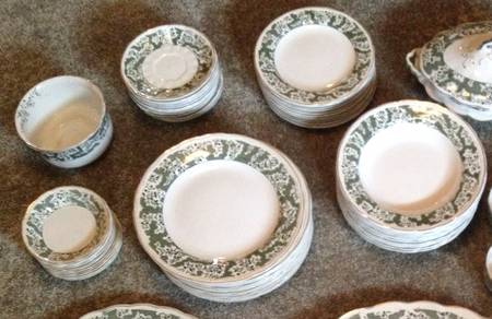 Boness Green Bread & Butter Plate