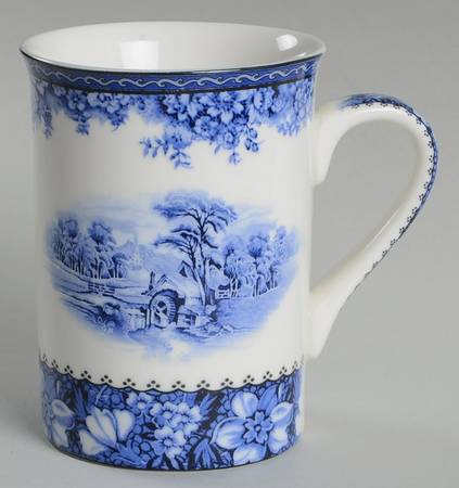 Kensington Blue by Brownlow Heritage China