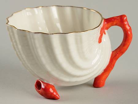 Neptune Red (Gold Trim) by Belleek Pottery (Ireland)