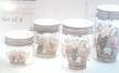 Mediterranean Fruit Bowl Large Canister with Hinged Lid