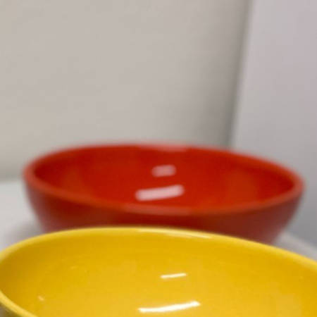 Ring Orange (New, Circa 2000) Coupe Soup Bowl