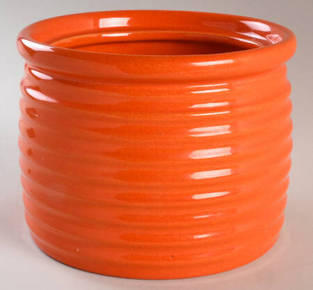 Ring Orange (New, Circa 2000) 6" Storage Jar No Lid
