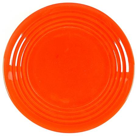 Ring Orange (New, Circa 2000) Salad Plate