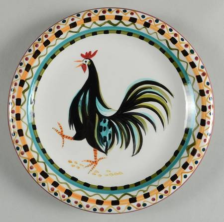 Rooster Salad Plate