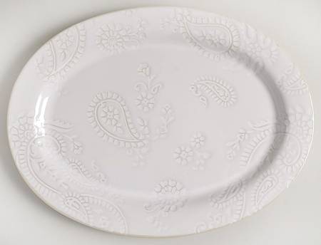 Paisley Vine Cream by BonJour
