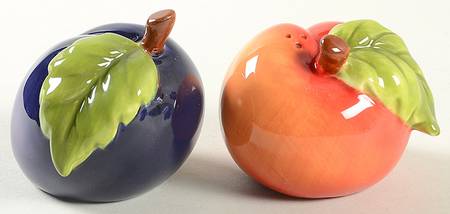 Orchard Harvest Figural Salt & Pepper Set