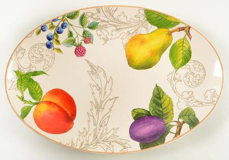 Orchard Harvest 13" Oval Serving Platter