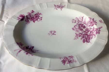 BER651 14" Oval Serving Platter
