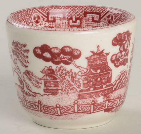 Willow Red Custard Cup