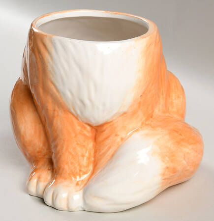Forest Fox Cookie Jar No Lid