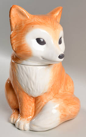 Forest Fox Cookie Jar & Lid