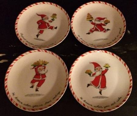 Peppermint Parade Dessert/Pie Plate
