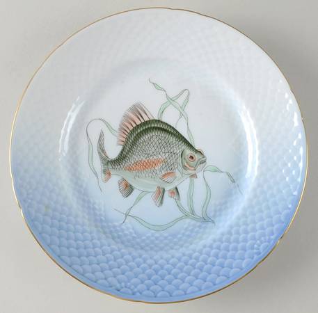 BIG98 Blue Luncheon Plate