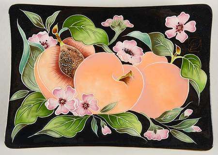 Enameled Giftware 10" Rectangular Tray