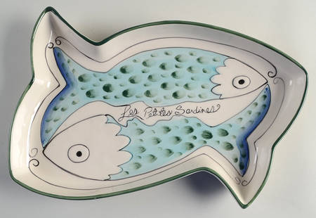 Petite Sardine 12" Figural Platter