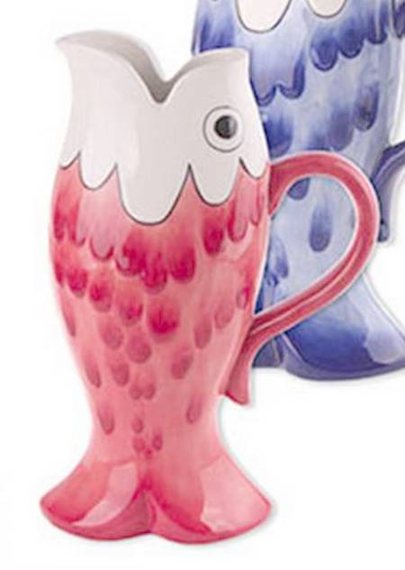 Petite Sardine Figural Pitcher