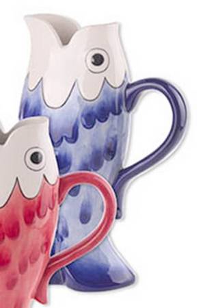 Petite Sardine Figural Pitcher