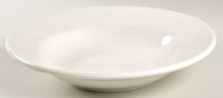 Cream White Rim Soup Bowl