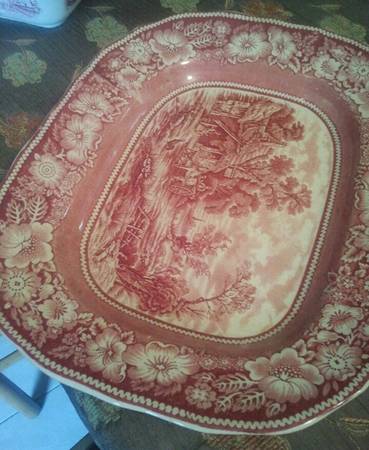 Rural England 12" Oval Serving Platter