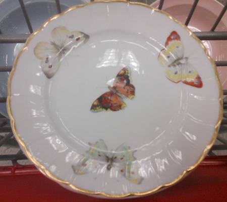 Butterfly (Scalloped) Bread & Butter Plate