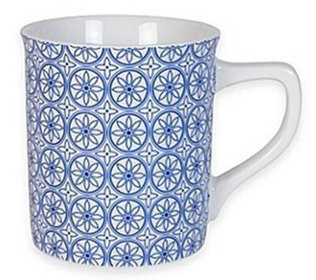 Bistro Blue Mosaic Mug
