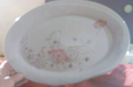 Flowertime 14" Oval Serving Platter