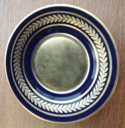 Asprey Cobalt Saucer