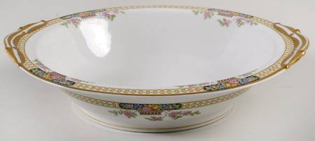 Winton (Design on Edge) 10" Round Vegetable Bowl