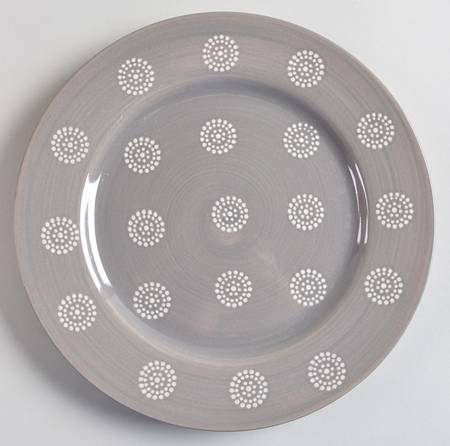Moroccan Grey Salad Plate