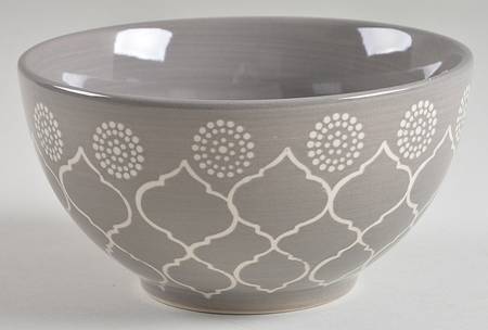 Moroccan Grey Soup/Cereal Bowl