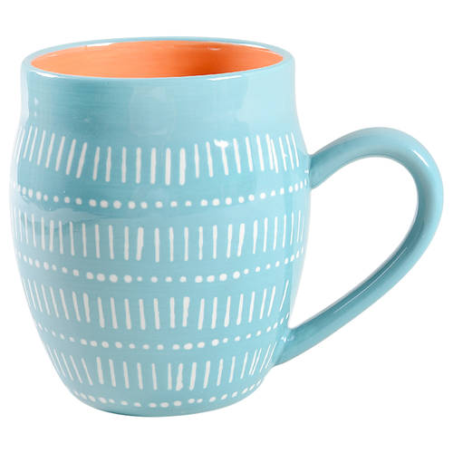 Tangiers Turquoise Mug