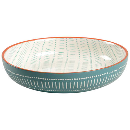 Tangiers Turquoise Individual Dinner Bowl