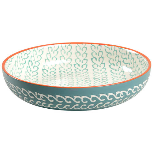 Tangiers Turquoise Individual Dinner Bowl - Set of 4 Motifs