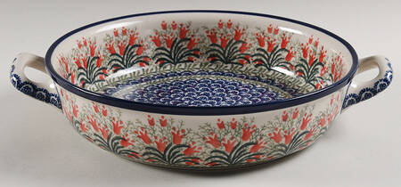 Red Tulip 10" Round Baker