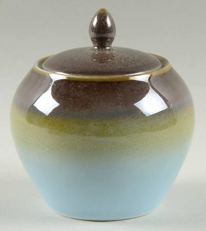 Iris Sugar Bowl & Lid