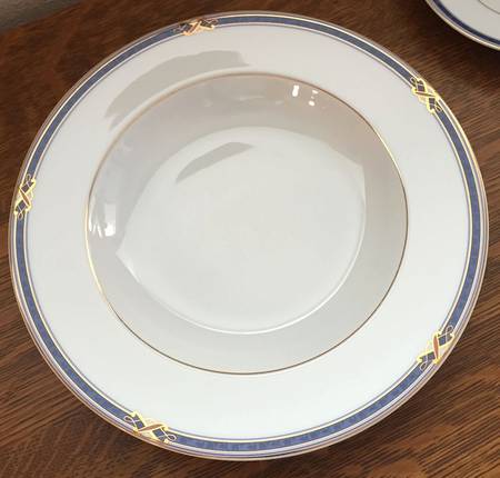 Alliage Bleu Rim Soup Bowl