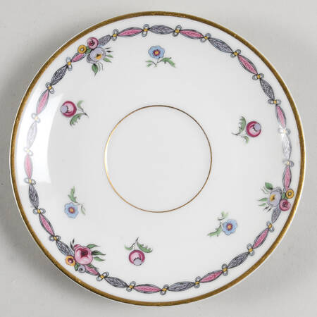 Pompadour Saucer by Bernardaud