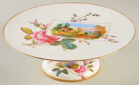B4634 9" Diameter Pedestal Cake Stand