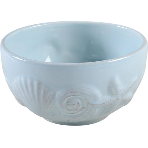 Seahorse and Seashell Menagerie Blue Soup/Cereal Bowl