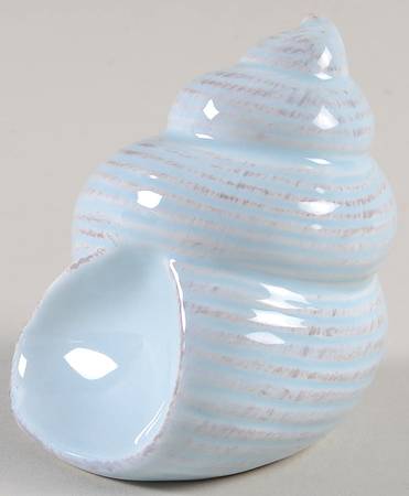 Seahorse and Seashell Menagerie Blue Figural Salt Shaker