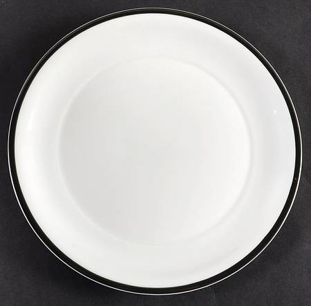 Lyric Black Salad Plate