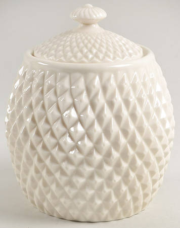 Diamond Biscuit Barrel & Lid