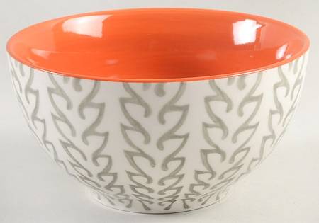Tangiers Gray Soup/Cereal Bowl